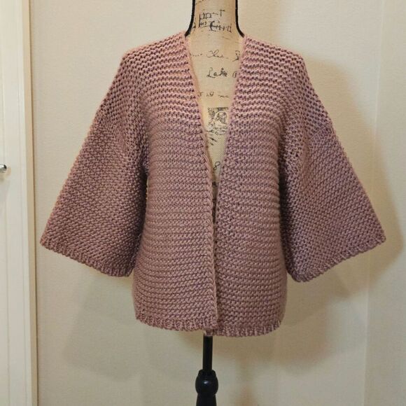 NWT MarlaWynne Chunky Knit Cardigan  Size M - Picture 1 of 7